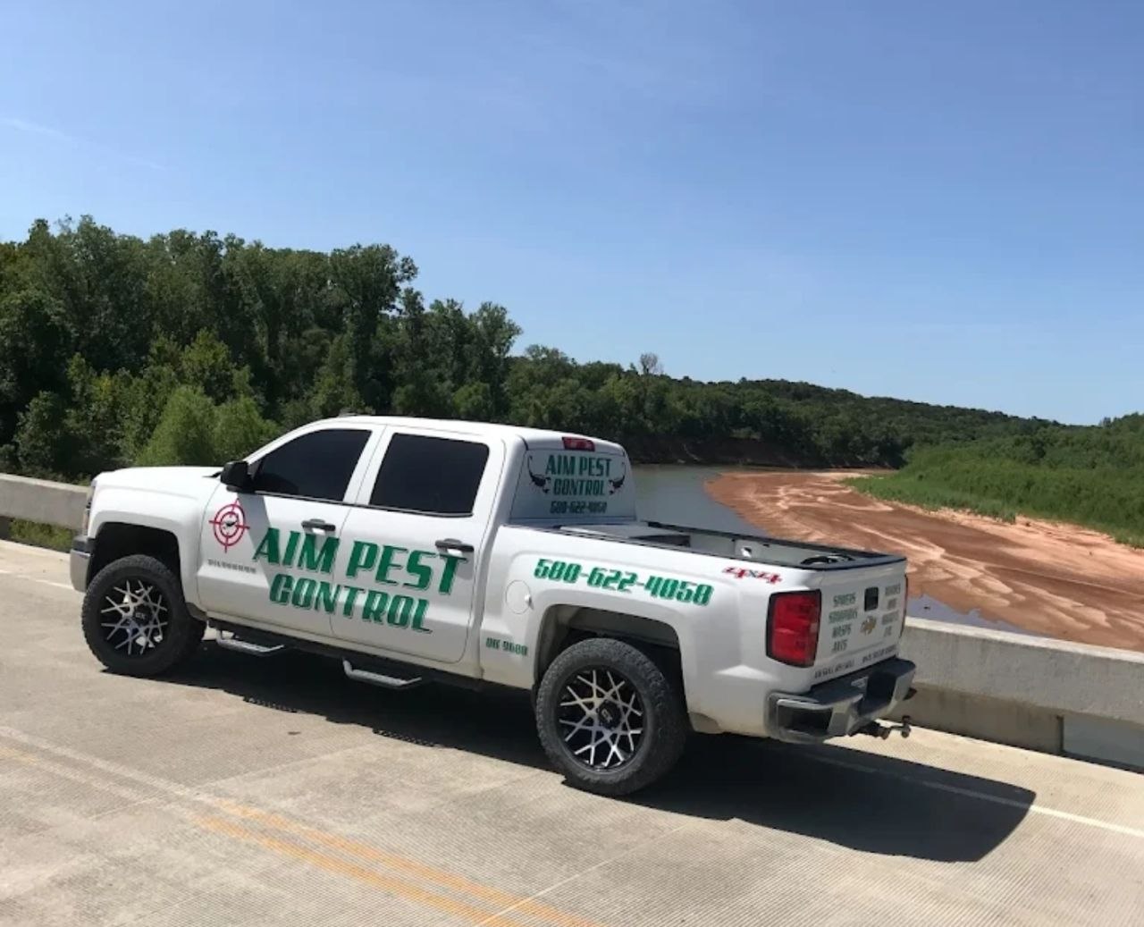 Aim Pest Control Truck